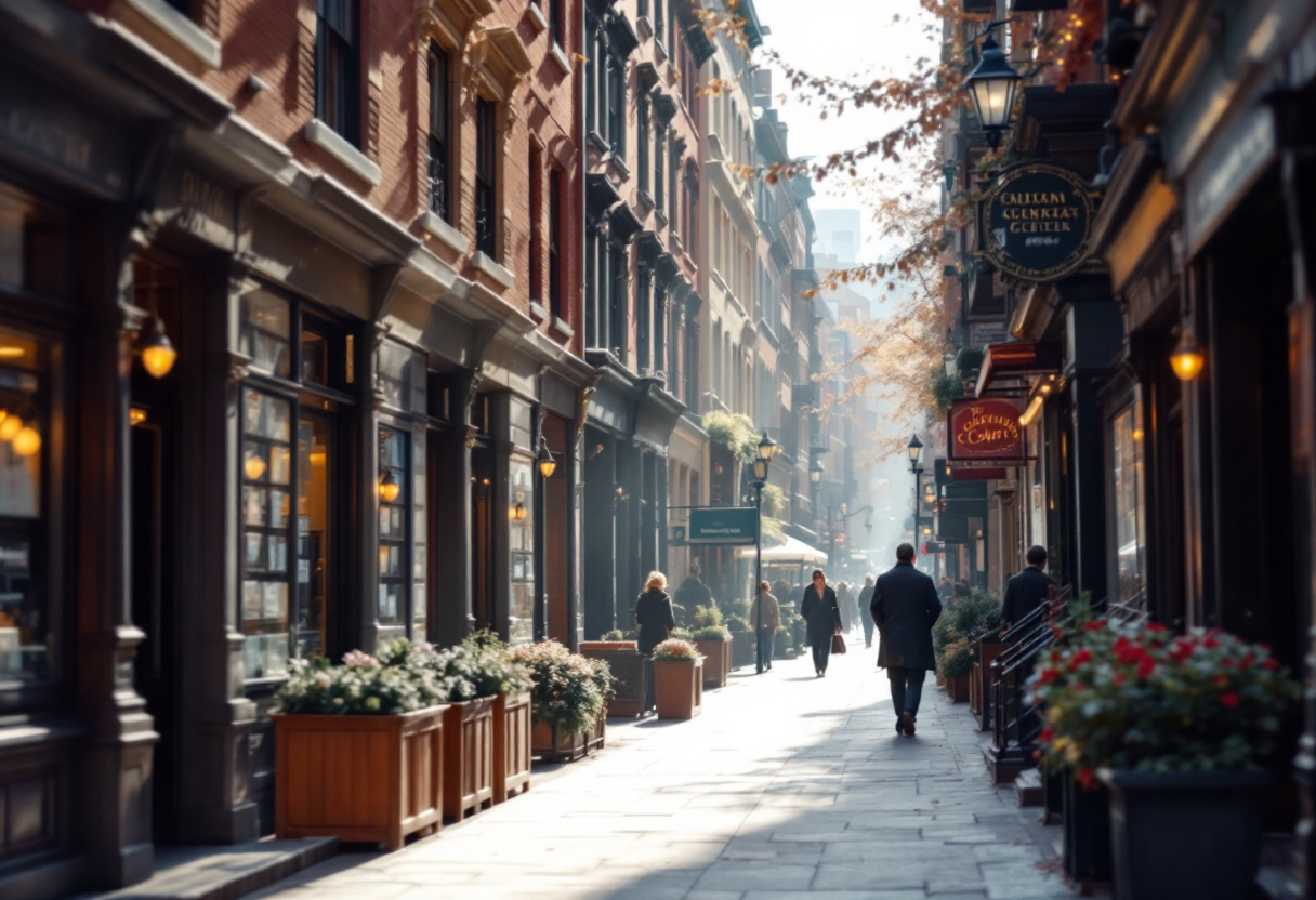 Scena iconica di Manhattan nel film L'Amico Fedele