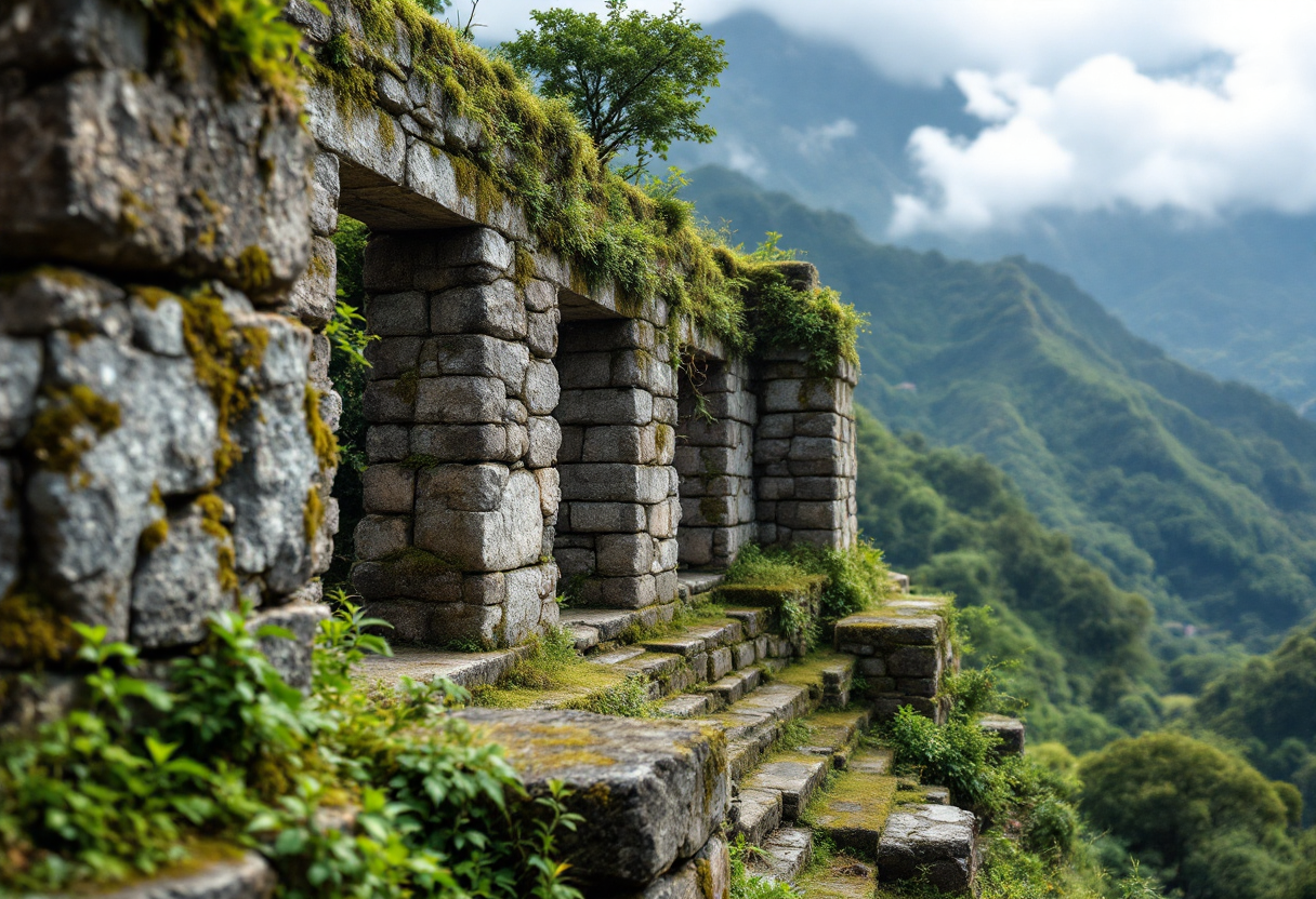 Rovine archeologiche della civiltà Chachapoya a Gran Pajatén
