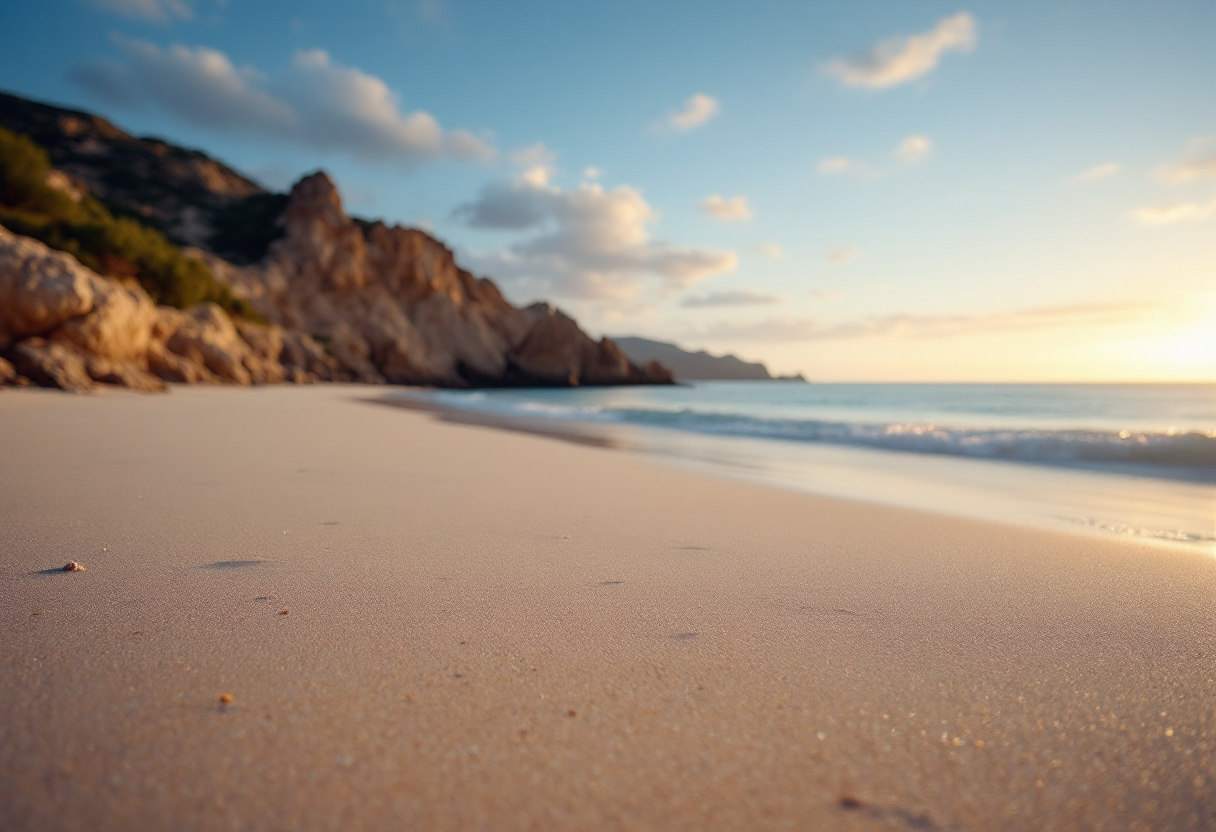 Una delle spiagge segrete di Maiorca con acque cristalline