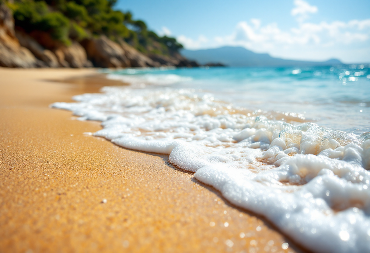 Vista panoramica delle spiagge dell'isola d'Elba