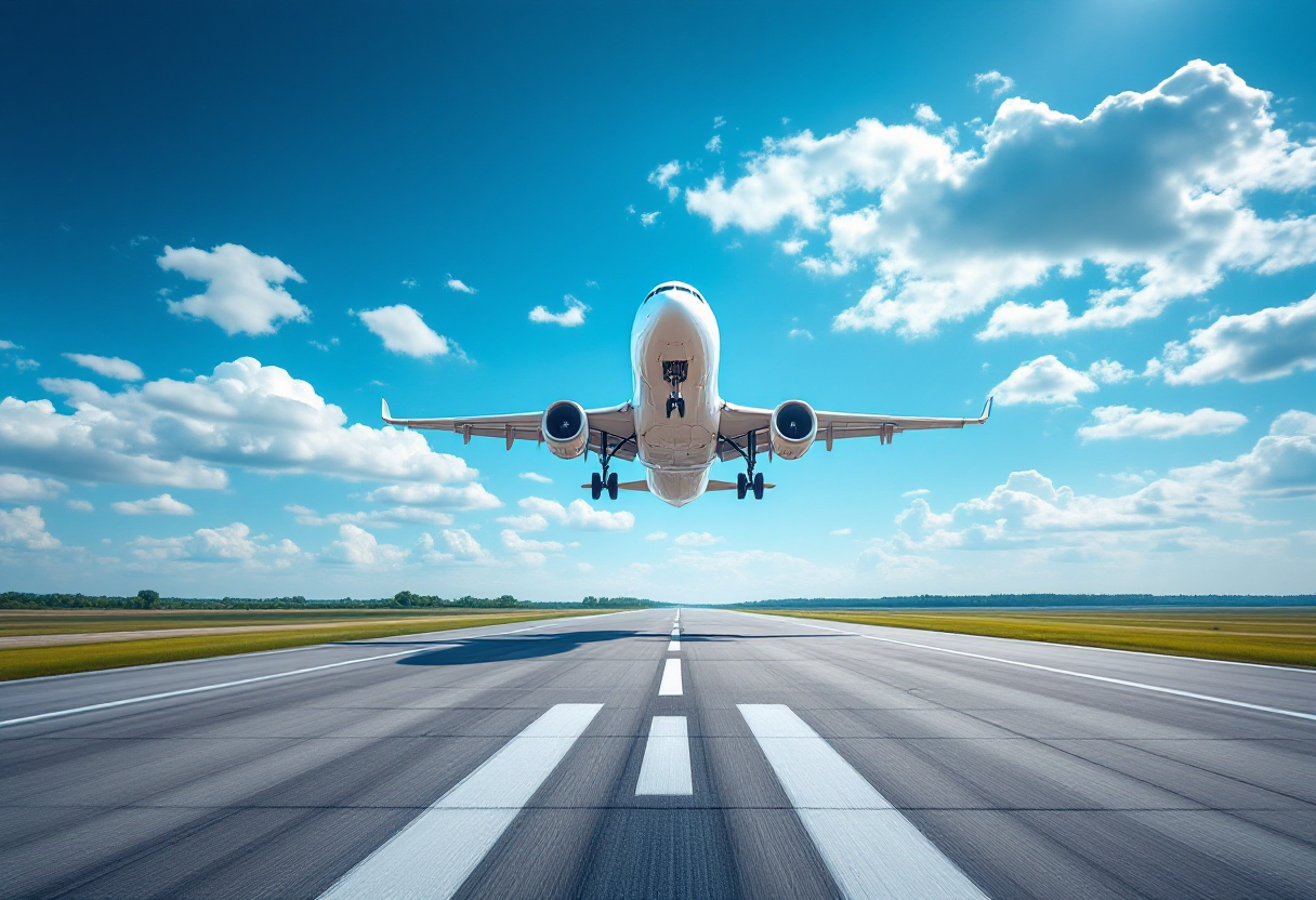 Aereo Alaska Airlines in partenza da Roma verso Seattle