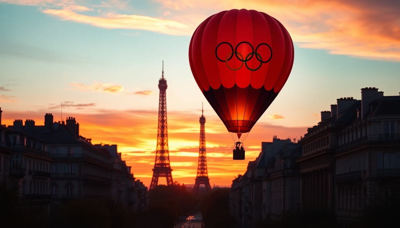 il pallone olimpico torna a illuminare il cielo di parigi 1750409951
