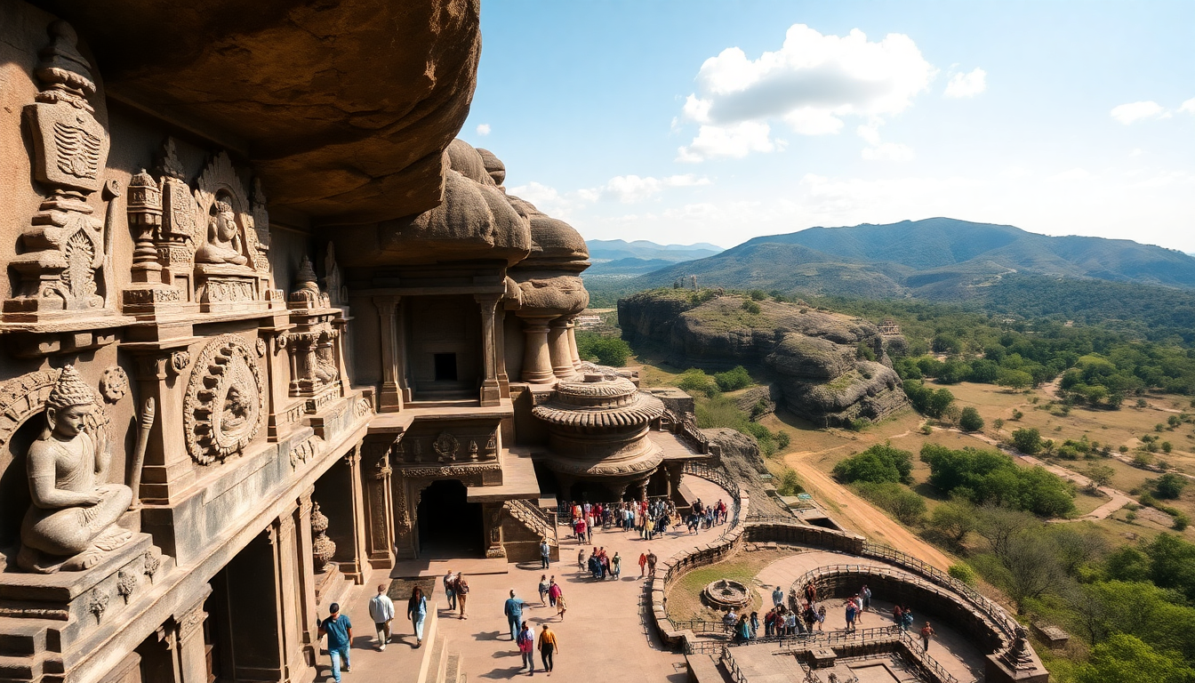 scopri le grotte di ellora un tesoro di fede e arte nel cuore dellindia 1750691502