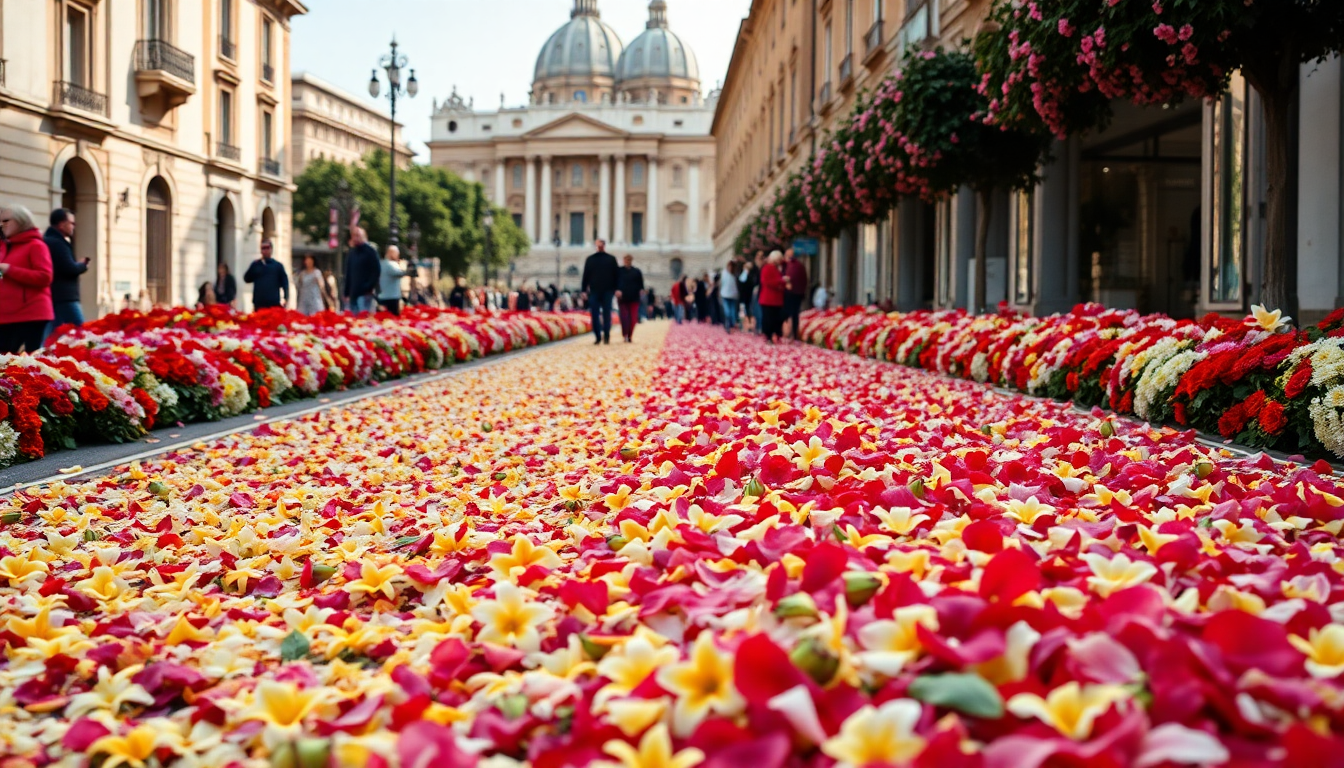 scopri linfiorata di roma storia e significato 1751033796