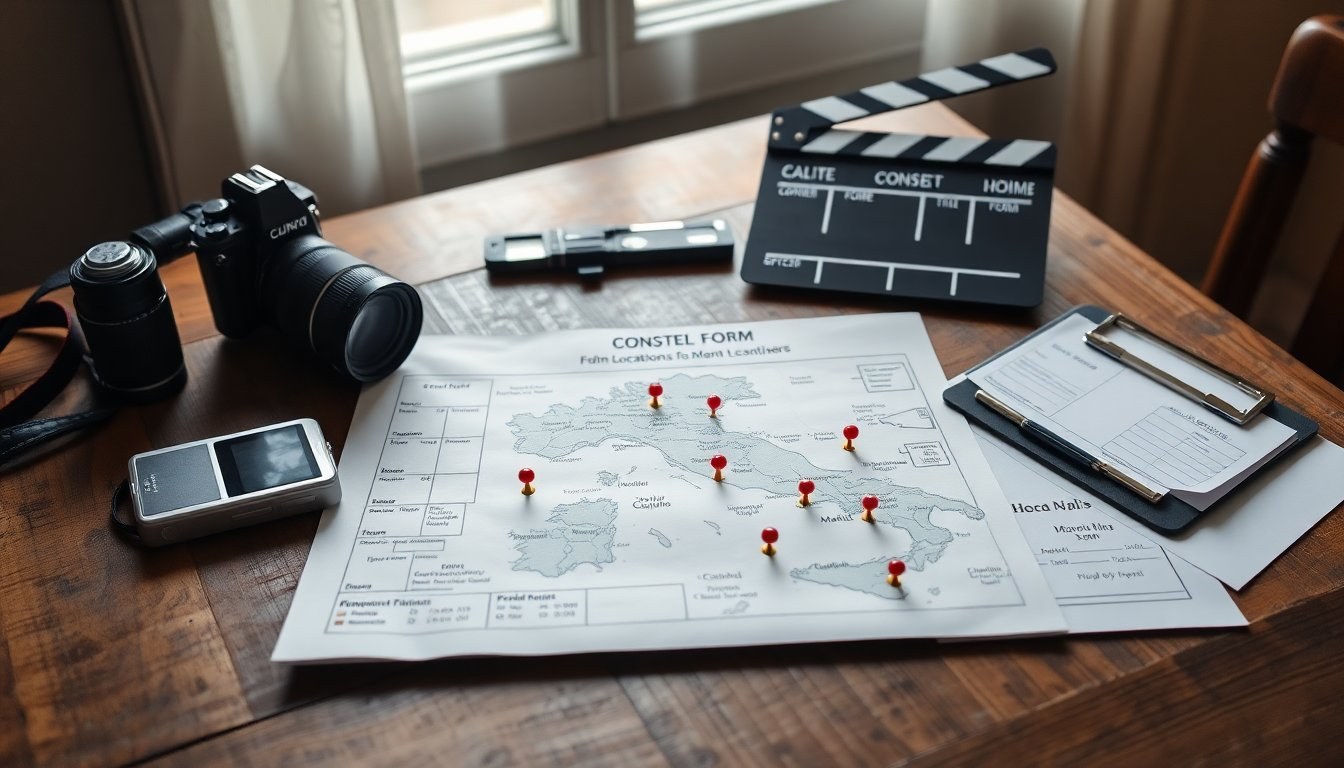 Itinerario cinematografico in Italia: metodo, permessi e strumenti digitali