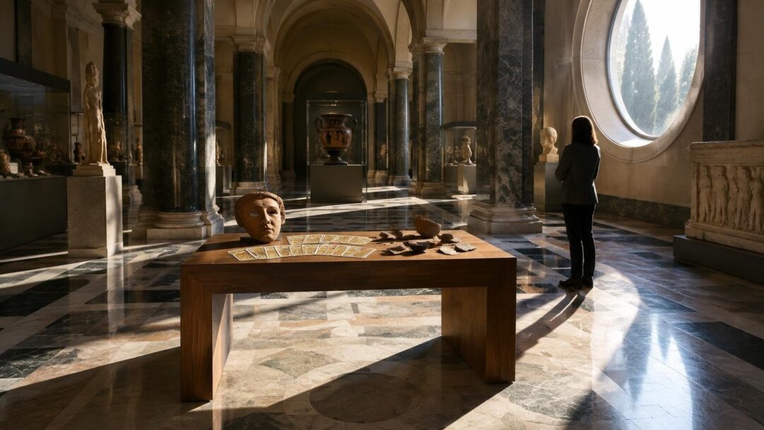 Mouna Rebeiz a Villa Giulia: catalogo e dialoghi con l'antico