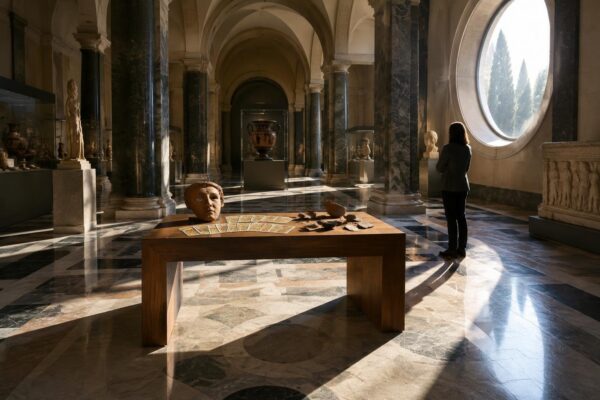 Mouna Rebeiz a Villa Giulia: catalogo e dialoghi con l'antico