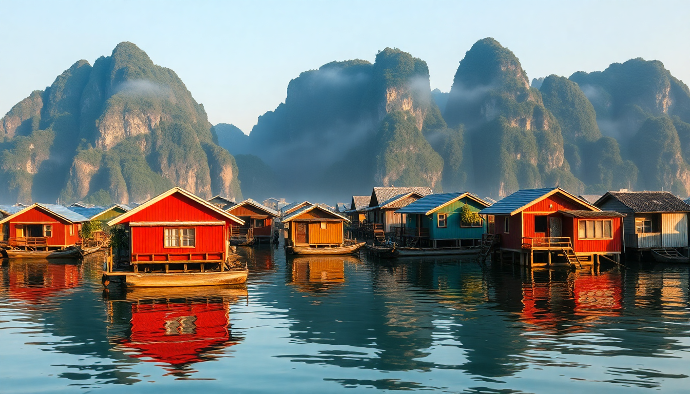 Cua Van: un paraíso flotante en la bahía de Ha Long, Vietnam