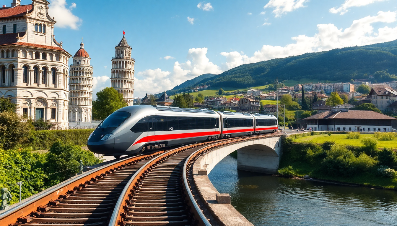Descubre Europa en tren: Pisa y Zúrich al alcance de tu mano