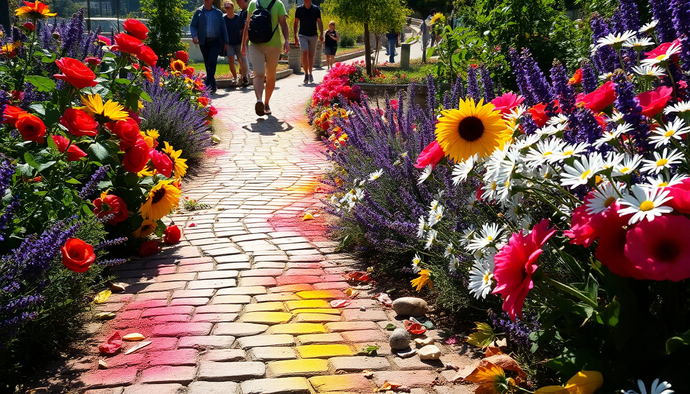 Descubre la Color Walk: una experiencia sensorial para el bienestar en Italia