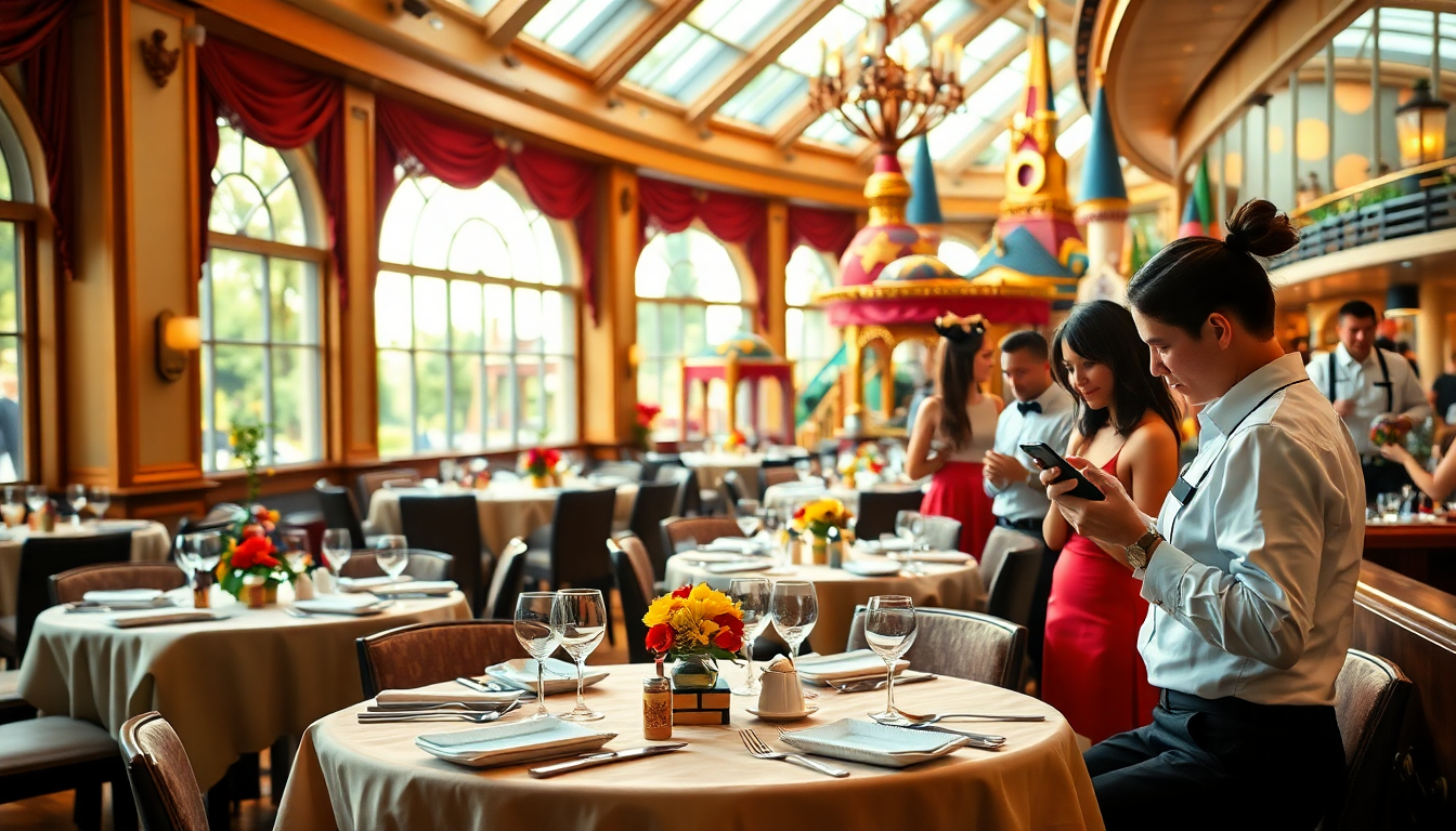 Descubre las nuevas mejoras en las reservas de restaurantes de Disney para 2025