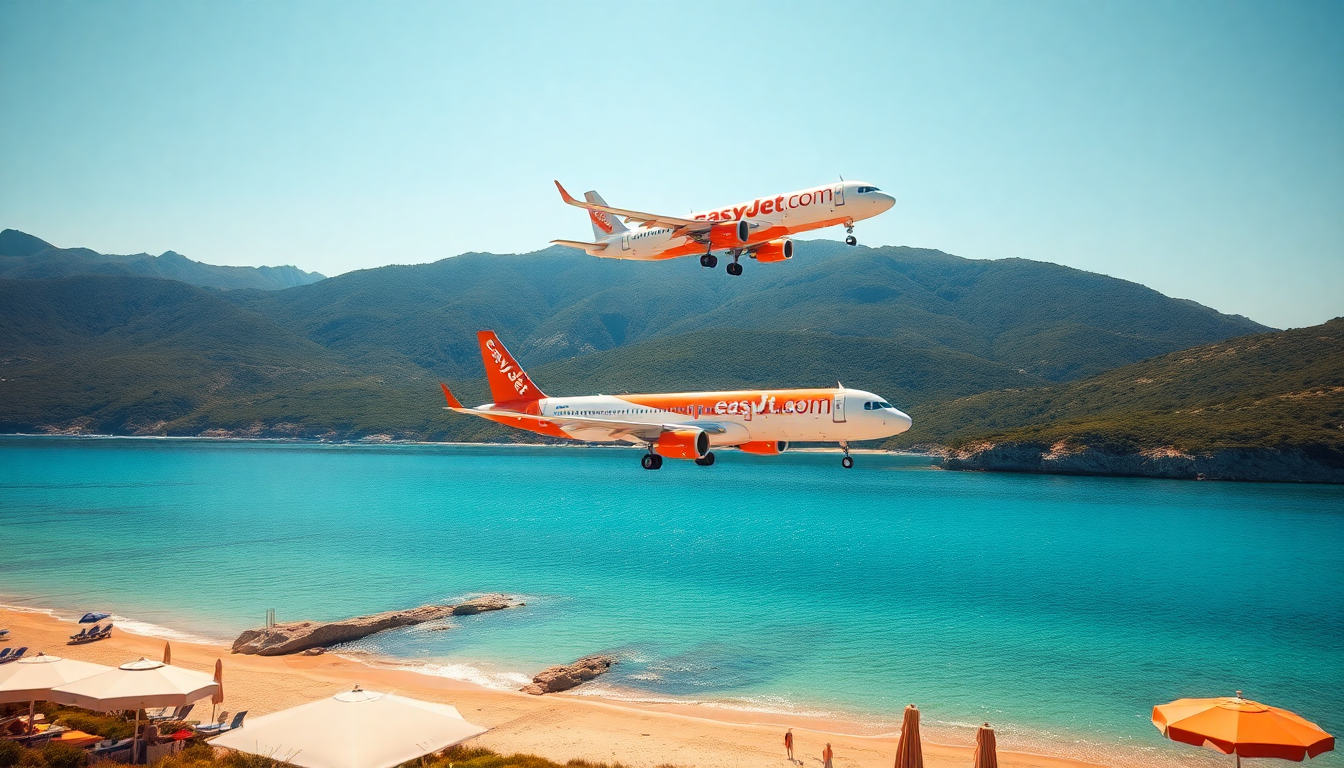 EasyJet celebra 20 años en Olbia y lanza nuevas rutas para 2025
