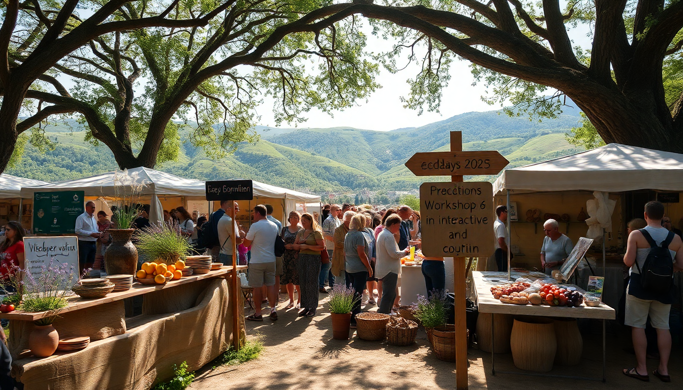 Ecodays 2025: un evento vibrante que celebra el turismo sostenible en Bagno di Romagna