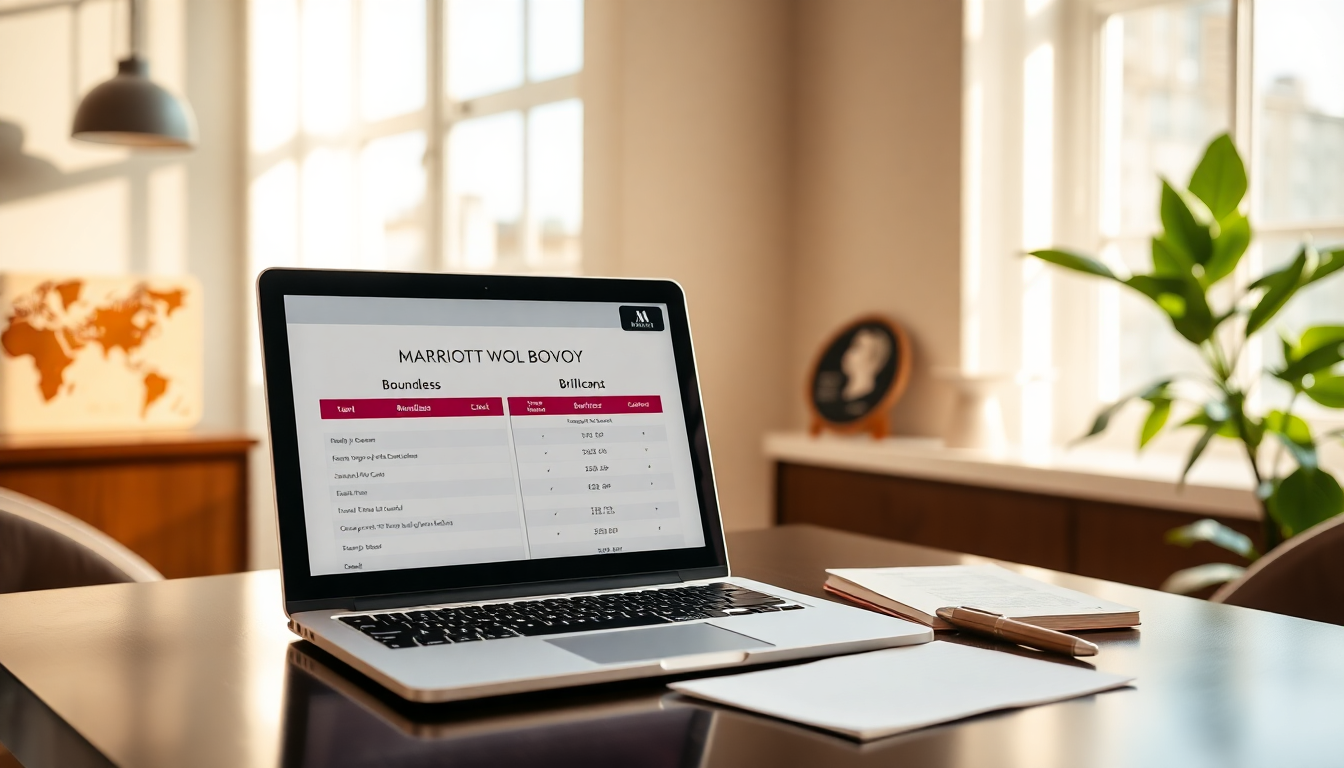 Guía detallada para elegir entre Marriott Bonvoy Boundless y Brilliant
