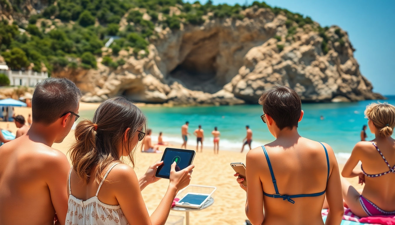 Innovación en Sperlonga: cómo una app transforma el acceso a la playa