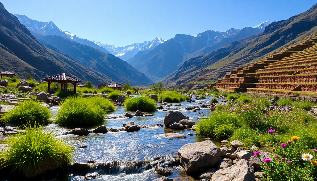 Descubre la belleza y cultura de la valle del Ourika en Marruecos