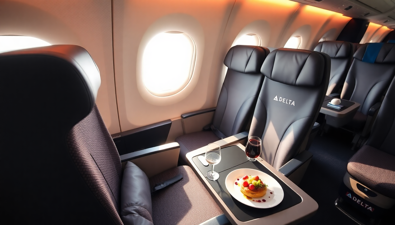 Estrategias emergentes de Delta Air Lines para mejorar su oferta en clase ejecutiva