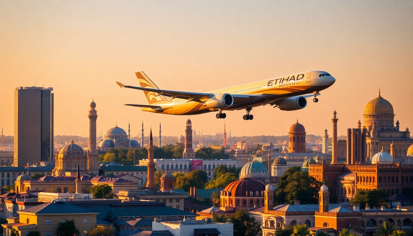 Etihad Airways expande su red con siete nuevas emocionantes rutas