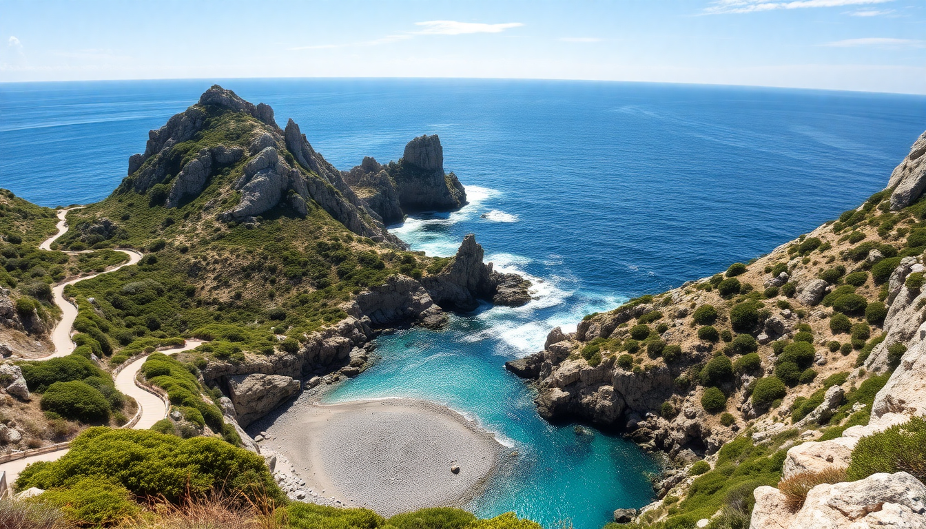 Explora la belleza natural de Palmaria en el Golfo de Poeti