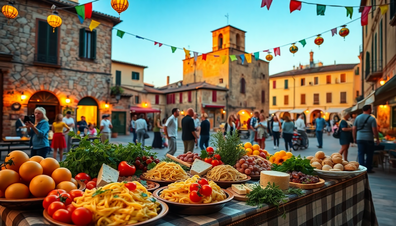 Fiestas culinarias en Italia: un viaje de sabores y tradiciones