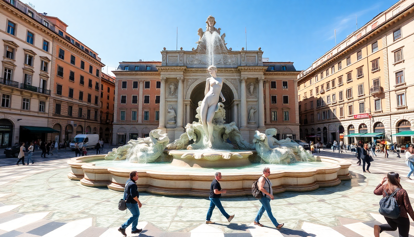 Fontana delle Naiadi: historia y modernidad restaurada en el corazón de Roma