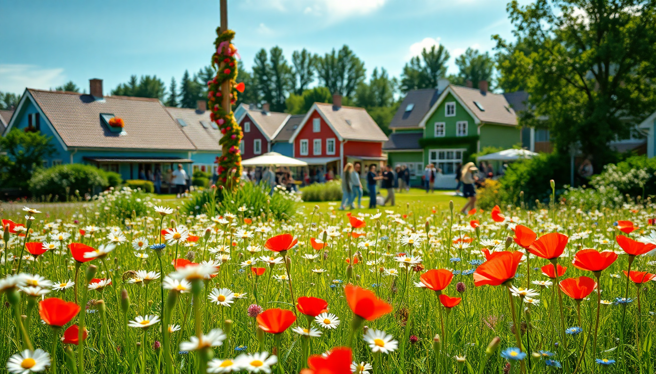 Midsommar: una celebración de verano en Suecia
