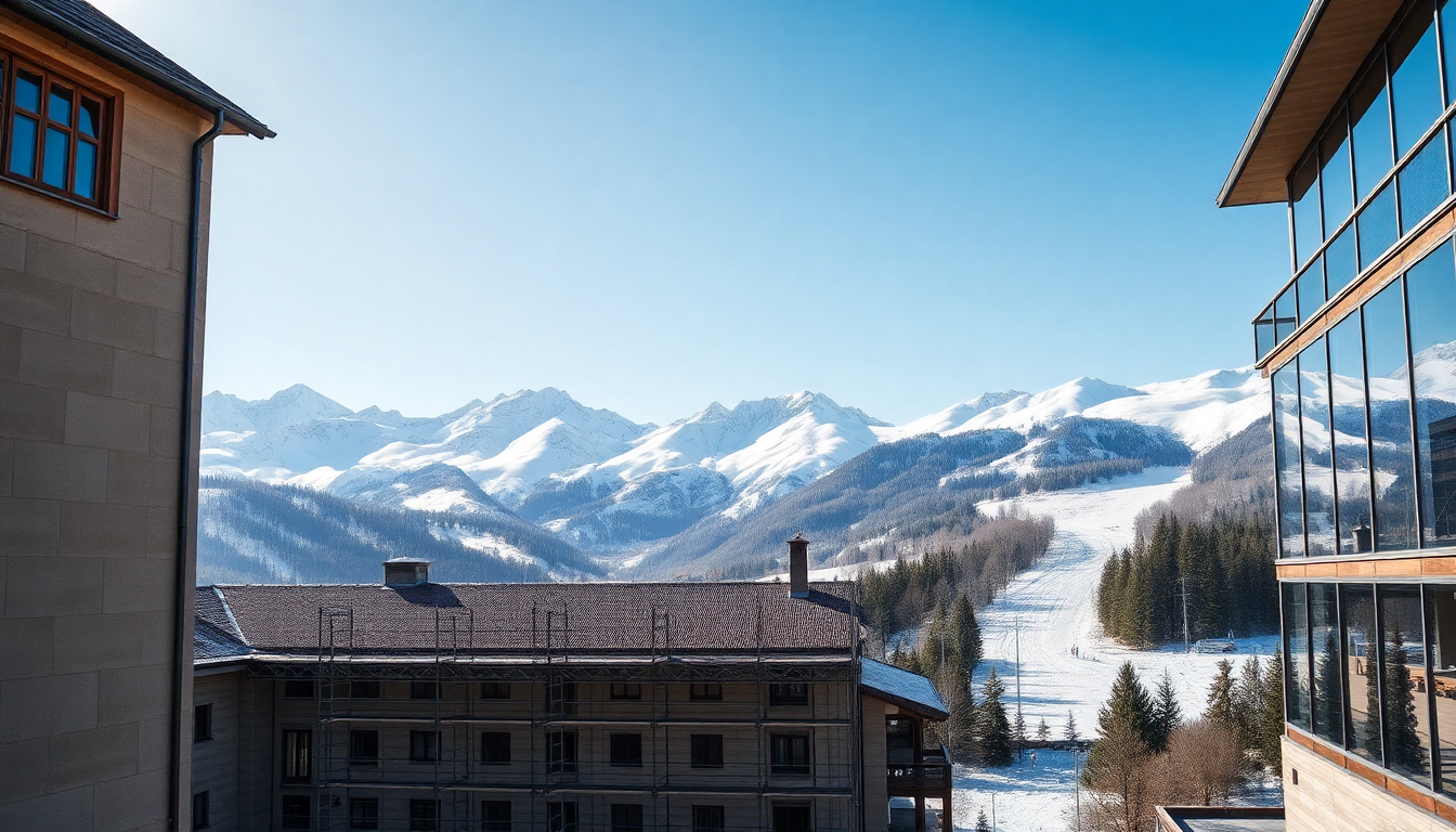 Renovación de Dolonne: el nuevo destino de lujo en las Alpi