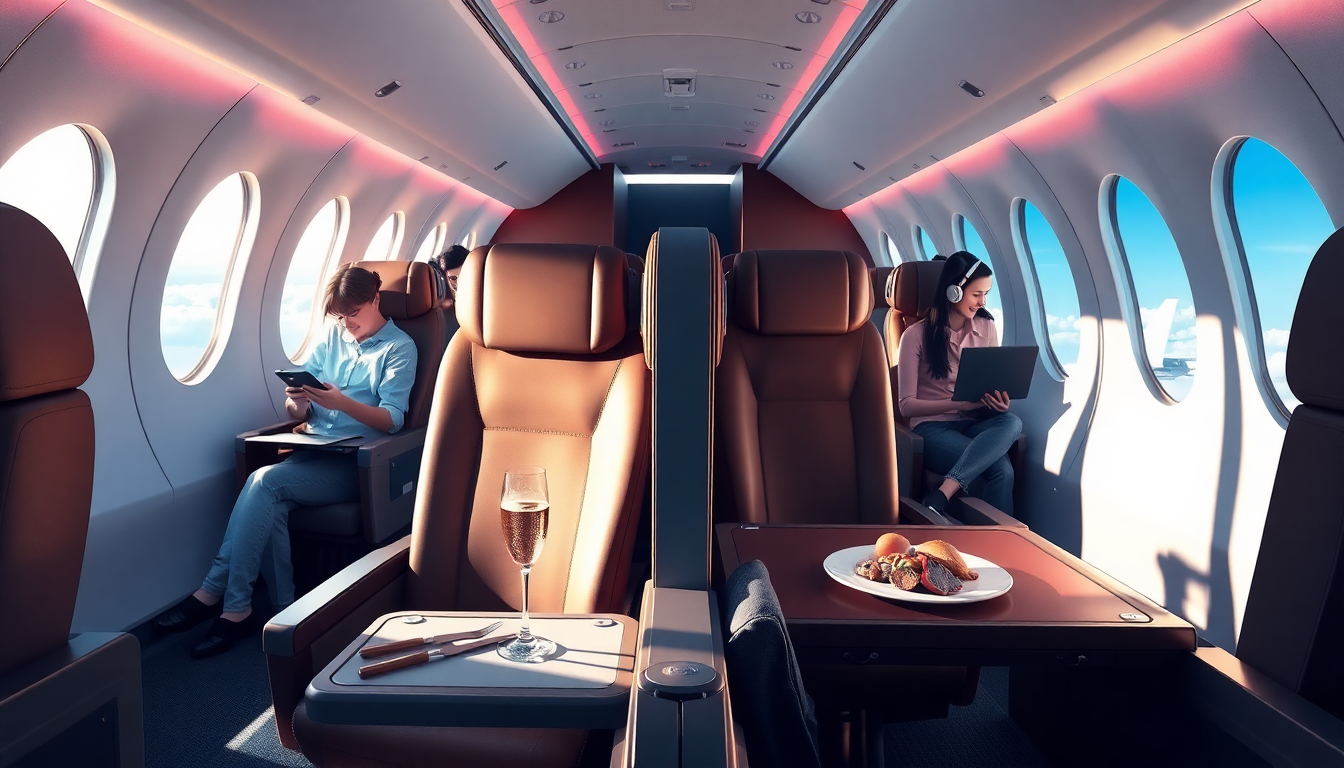Transformaciones en la oferta de clases premium en el sector aéreo