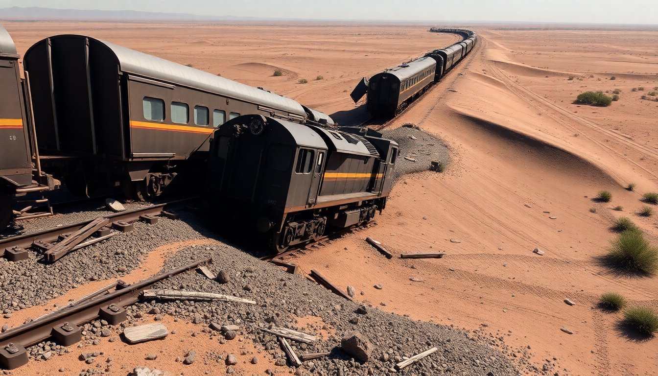 Descarrilamiento de Rovos Rail en Namibia: dos tripulantes mueren tras lavado de puente