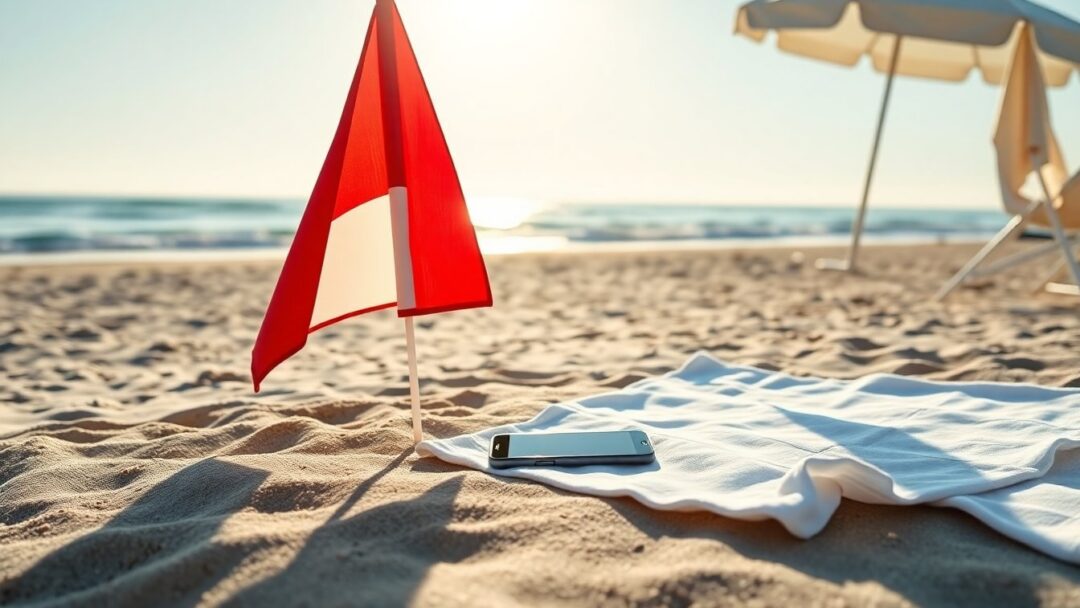 Interpretar banderas, identificar corrientes y usar apps oficiales para playas seguras