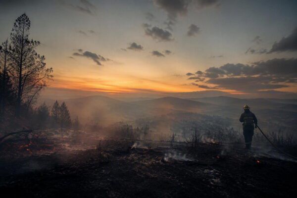 Bomberos portugueses, griegos e italianos combaten incendios en Ávila