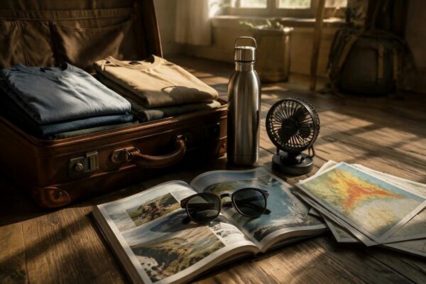 Cómo adaptar horarios y transporte en viajes con altas temperaturas