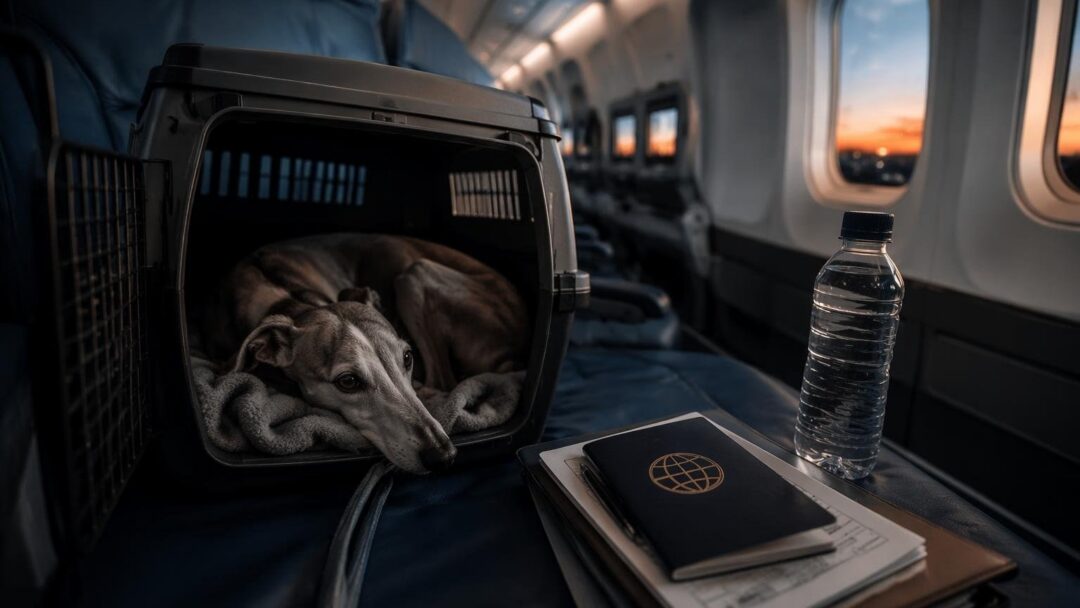 Documentos, transportines y normas para volar con animales de compañía