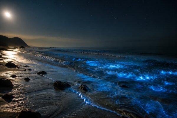 Guía de lugares para observar bioluminiscencia con respeto ambiental