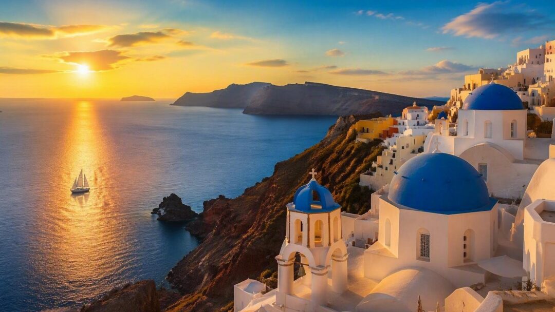 Santorini brilla esta semana: el sur de Europa disfruta de un clima perfecto