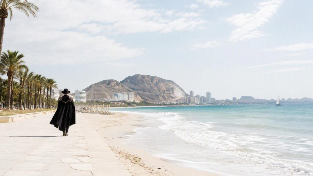 El alicantino David García Coll actúa en la playa de San Juan con Cirque du Soleil