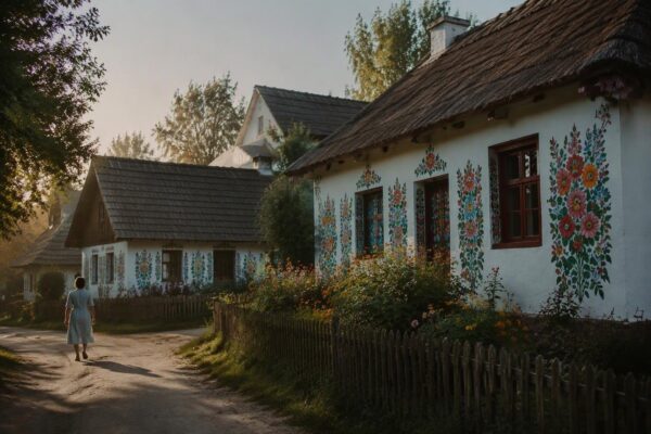 Descubre Zalipie, la aldea de casas pintadas en Polonia