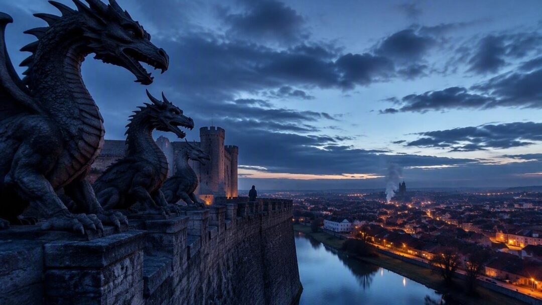 Explorando el castillo de Lincoln y sus impresionantes dragones