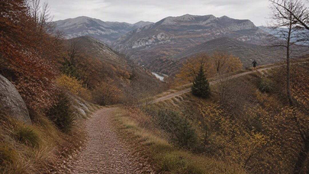 Mejores senderos de trail en otoño por la península