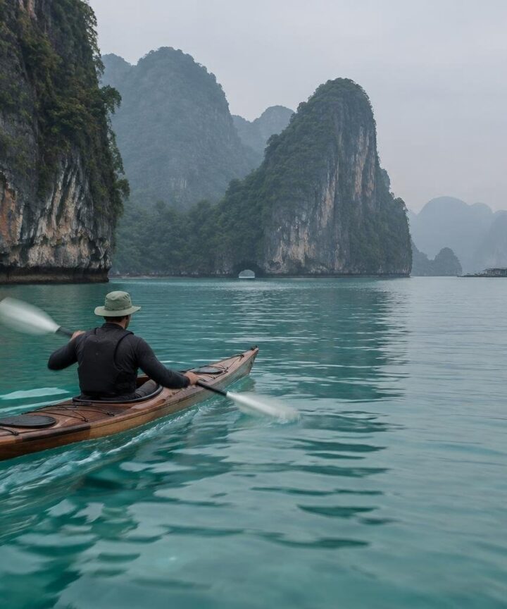 Aventuras en kayak: hongs, isla James Bond y pueblos flotantes
