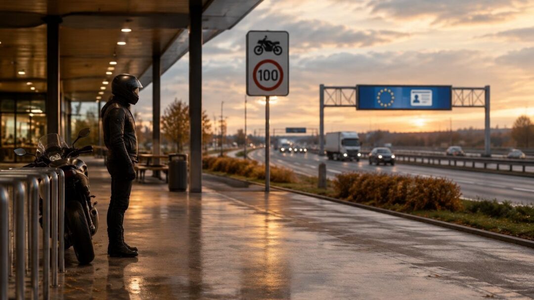 Nuevo permiso digital y velocidad mínima en autopistas para motoristas