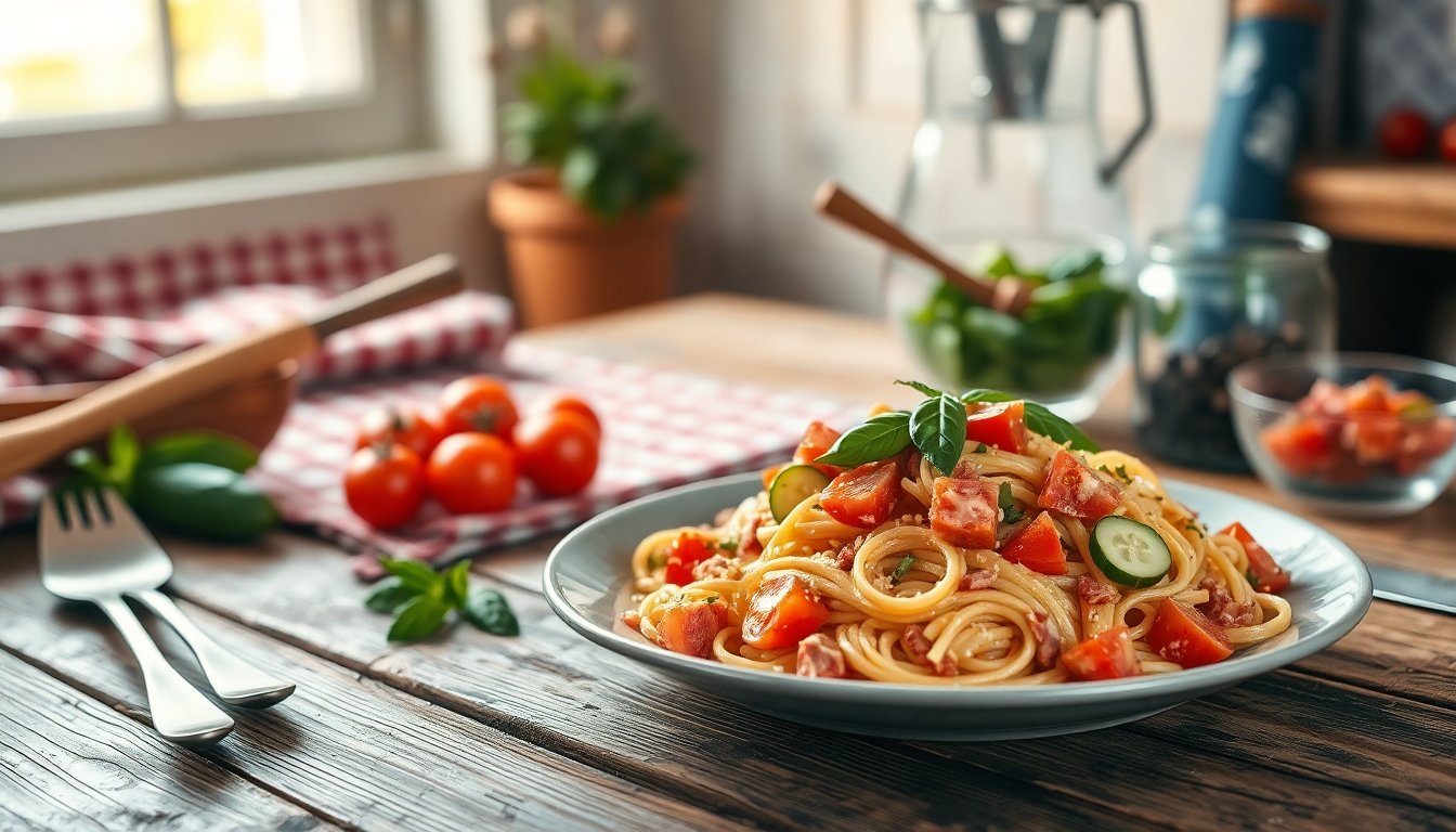 A nostalgic cold tuna pasta recipe that’s perfect for busy weeknights