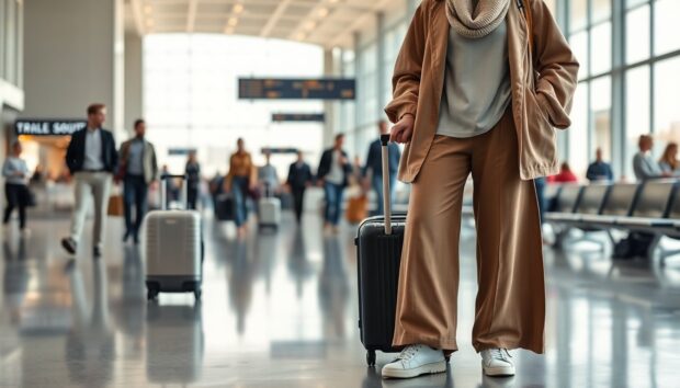 stylish and comfortable travel outfits for the perfect getaway python 1758935432