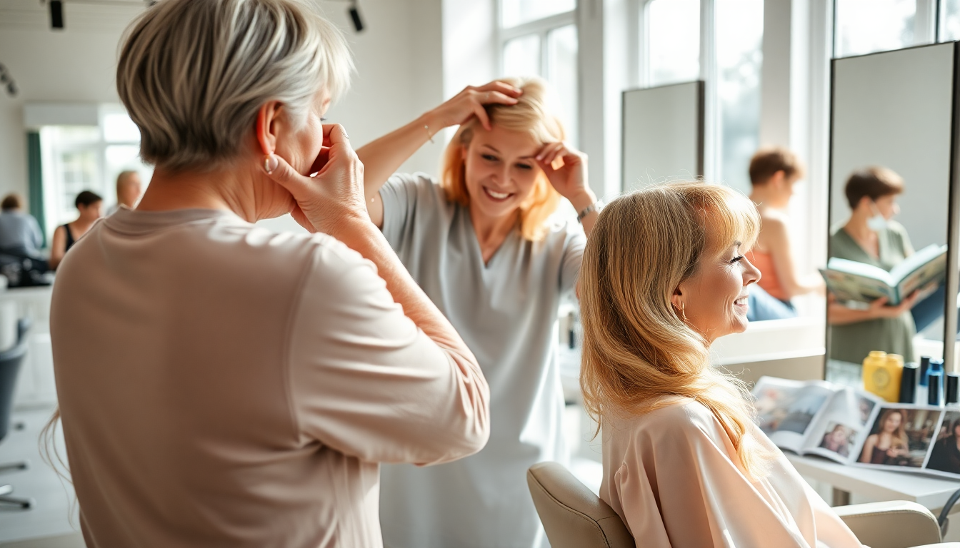 Transform your look: trendy hairstyles for women over 70
