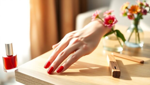 does a red manicure boost attractiveness 1760756341