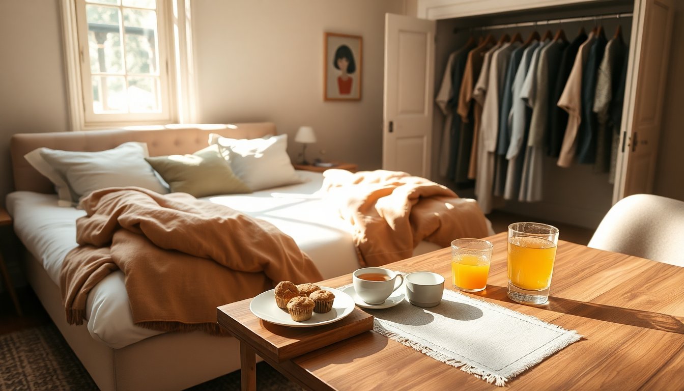 Enjoy a cozy weekend with tasty treats and stylish outfits