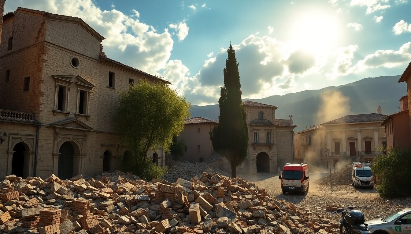 Major earthquake in central Italy leaves destruction in its wake