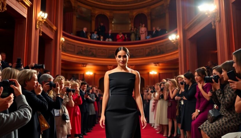meghan markle stuns at balenciaga show during paris fashion week python 1759634285