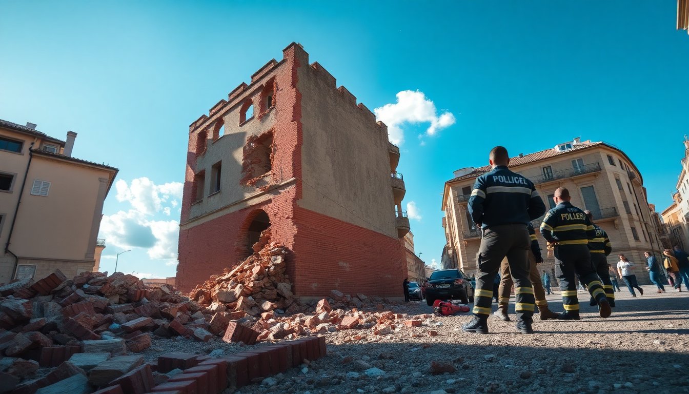 Strong earthquake shakes central Italy, causing damage and panic