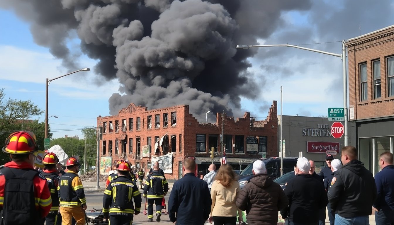 Explosion in downtown area raises security concerns